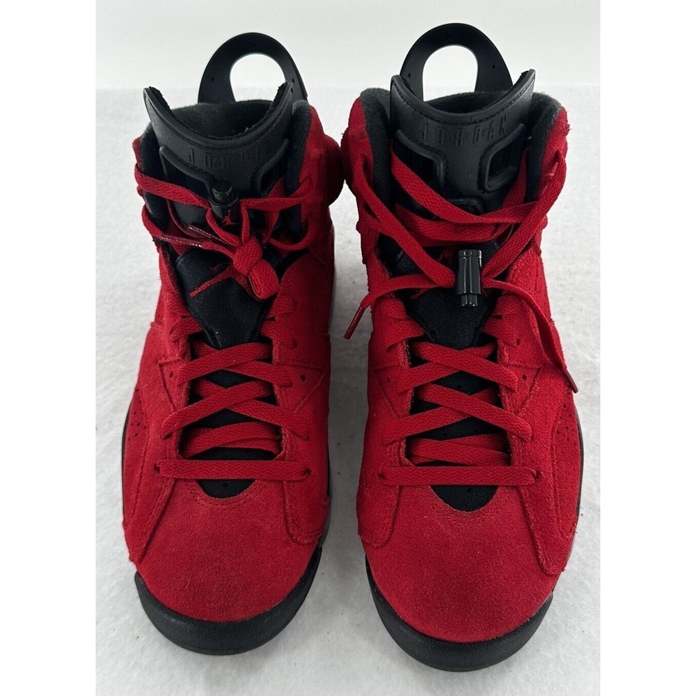 Nike Air Jordan 4 Retro Toro Bravo 2013 Red Suede Mens Size 8 (308497-603)​​​ - Picture 6 of 10